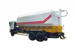 Xe bồn chở cám 27m3 Hino FM 2 với trục vít xoay tròn tránh nát cám